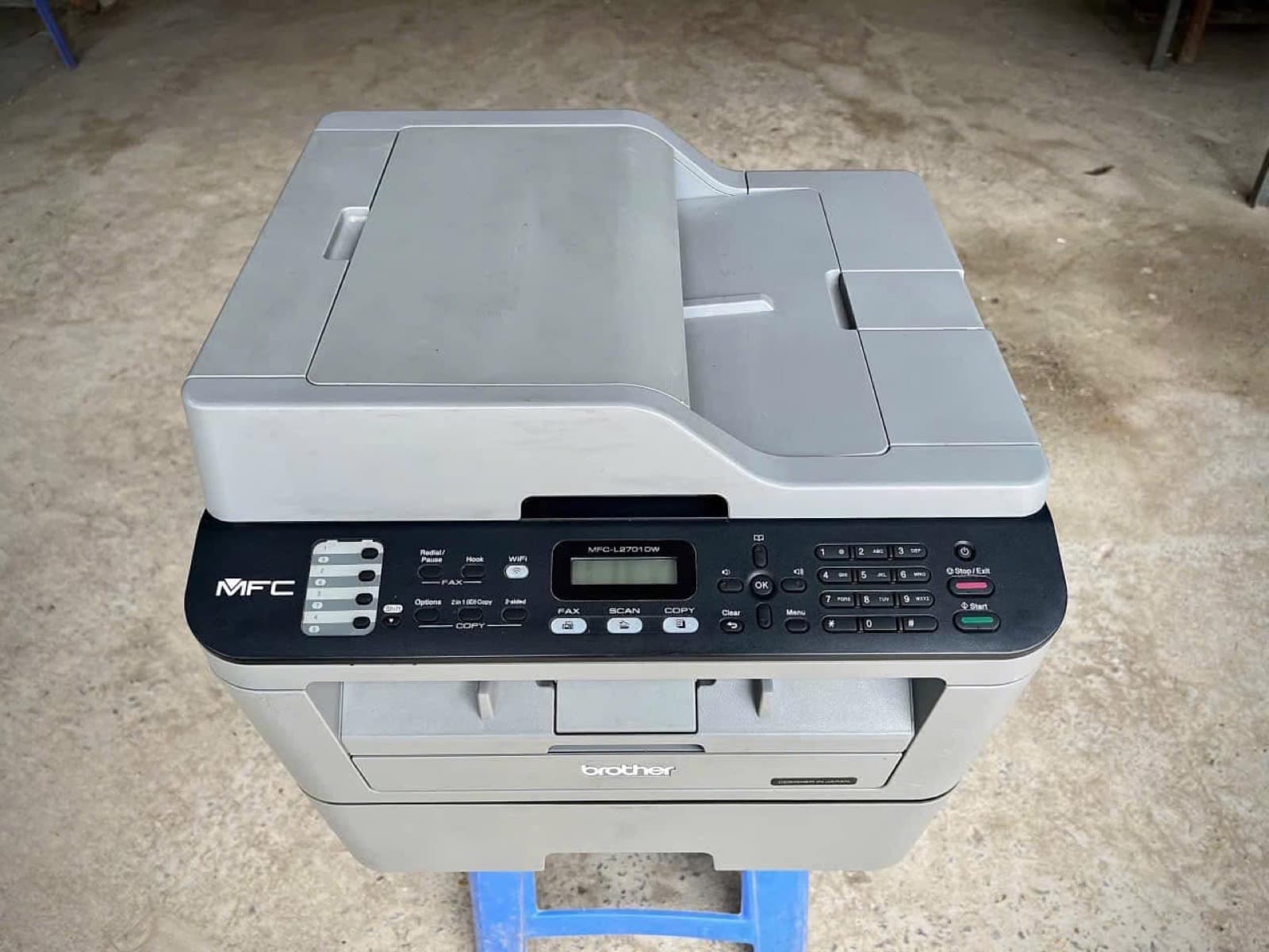 Máy in Brother MFC-L2701DW sau khi bảo trì