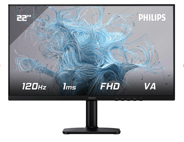 Màn hình văn phòng Philips 22 inch, Full HD, VA, 120Hz