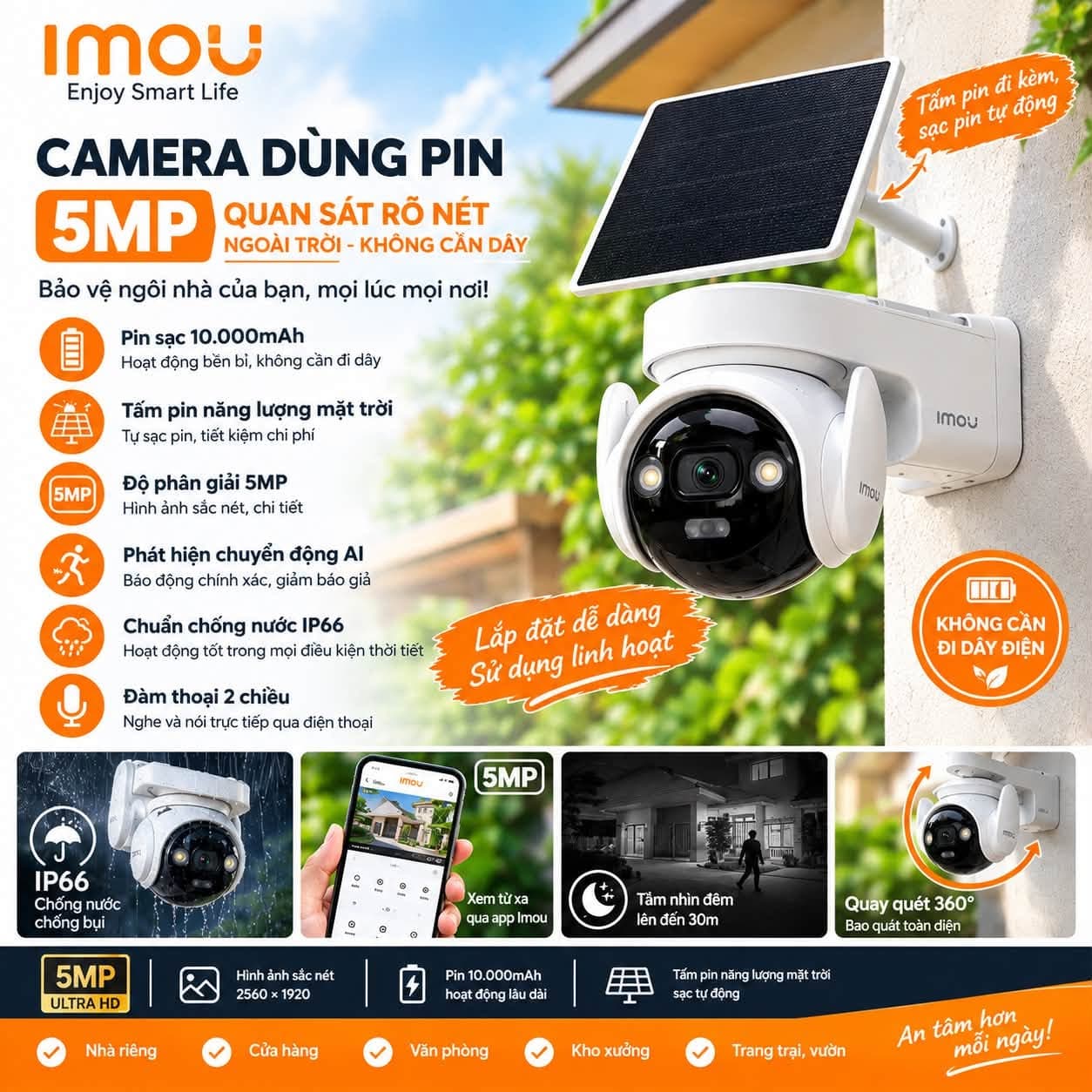 🌞📸 BỘ CAMERA NĂNG LƯỢNG MẶT TRỜI DÙNG SIM 4G – GIẢI PHÁP AN NINH MỌI NƠI KHÔNG CẦN ĐIỆN, KHÔNG CẦN WIFI!